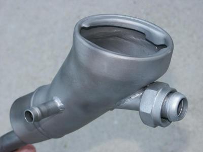 Transformation of a Not-So-Good Reproduction 914-6 GT Oil Filler Neck to Remarkable