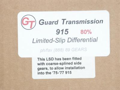 915 / 916 LSD / Limited Slip Differential, Coarse-Splines (80%) Guard Transmissions - Photo 6