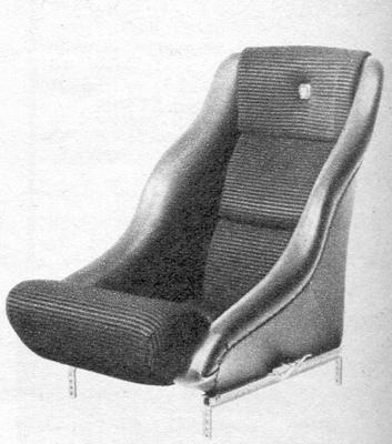 Scheel 914-6 GT Racing Bucket Seat and Seat Rails - Photo and Ad found in a 1970 German Magazine - Photo 2