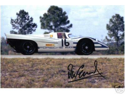 Vic Elford at the wheel of the Porsche 917 #16 during the 12-Hours of Sebring 1970...