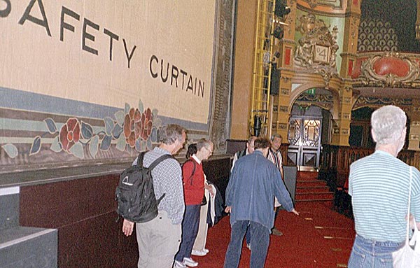in the auditorium