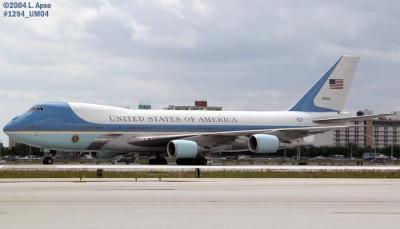 USAF VC-25A #92-9000 (29000) Air Force One with President George W. Bush onboard aviation photo #1294
