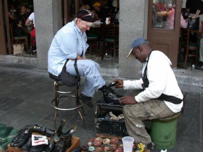 New Orleans' Best Shine, Jackson Square