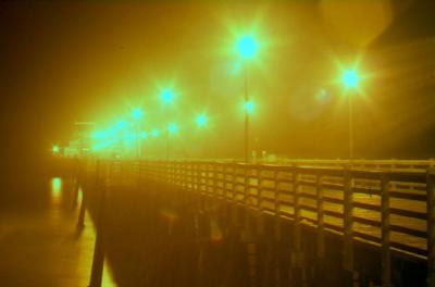 Oceanside Pier - Foggy Night