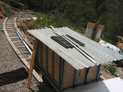 wagon on the rails