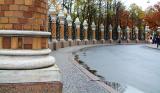 Row of colums along the Mikhailovskiy Garden