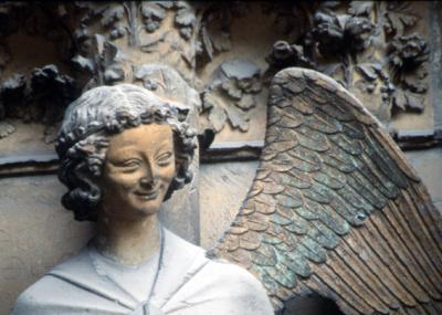 Angel, Reims cathedral