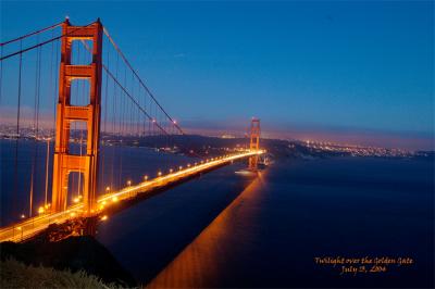 Twilight Over the Golden Gate