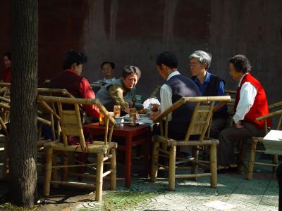 Buddish Temple Tea Garden