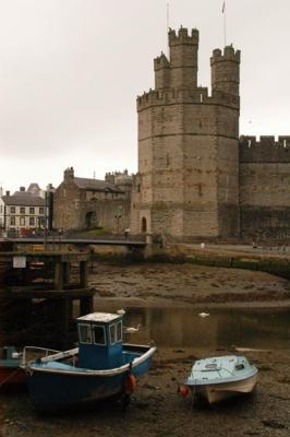 Low tide at Caernarfon