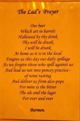 The Lads Prayer - Angelsey Pub