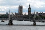 Parliament and the Hungerford Bridge