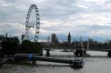 The London Eye and Parliament