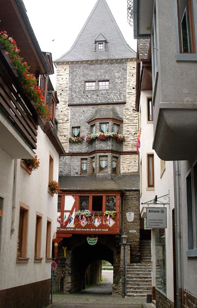 Kranenturm, eines der Stadttore zu Bacharach