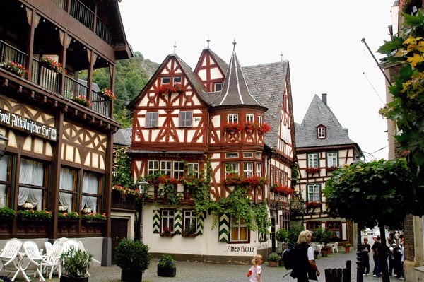 Marktplatz und Altes Haus, Bacharach