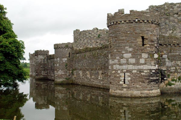 Beaumaris Castle, begun by Edward I in 1295