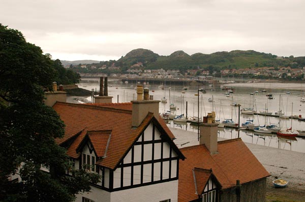 View from the town wall, Conwy