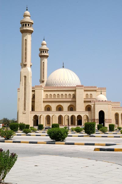 The Grand Mosque is, according to Lonely Planet, the largest building in Bahrain