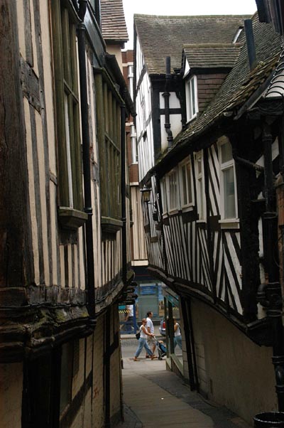 Narrow medieval lane