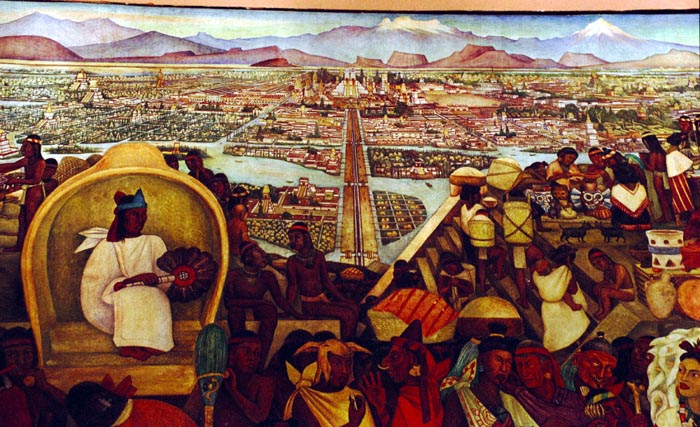 Aztec Tenochtitlan, Palacio Nacional