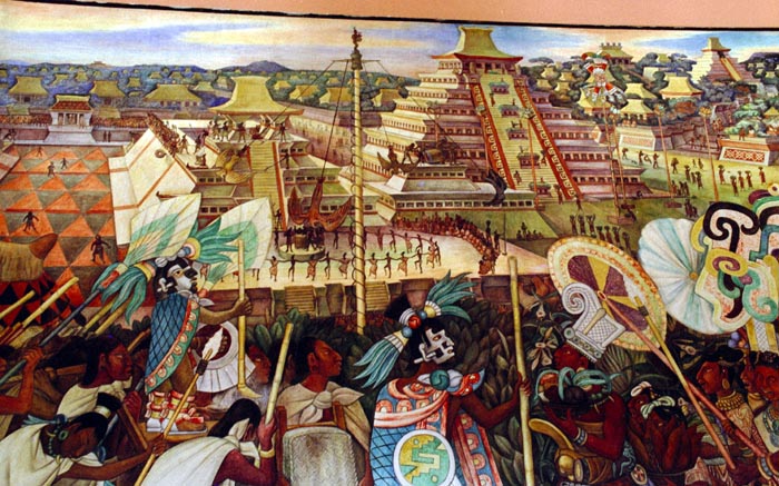Aztec Tenochtitlan, Palacio Nacional