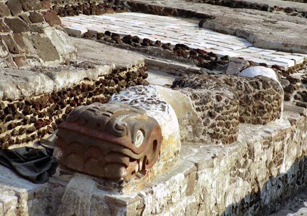 Templo Mayor, ruins of the Great Temple of Tenochtitlan discovered in 1978