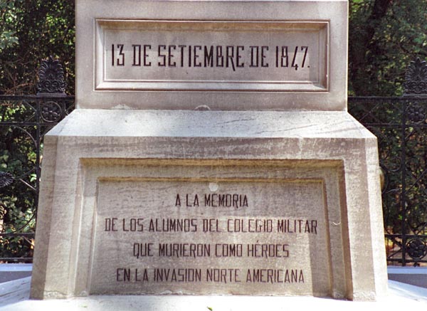 American invasion of 1847 monument