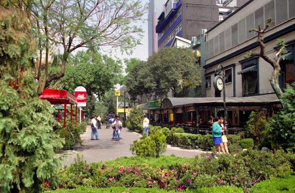 Zona Rosa pedestrial street