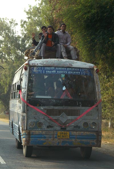 I managed to avoid Indian busses