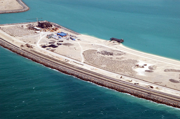 Outer ring of the Palm Jumeirah