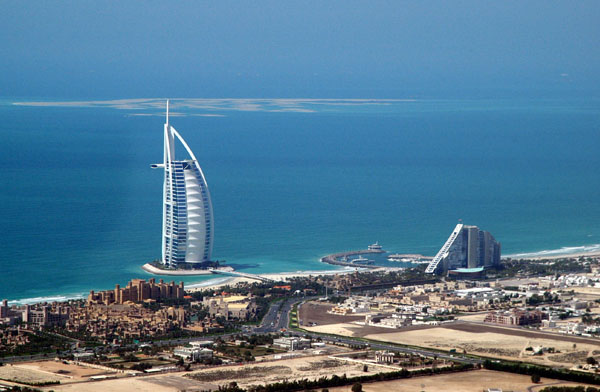 Burj Al Arab, Madinat Jumeirah and the Jumeirah Beach Hotel