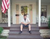 Andy on Our Front Porch - Photo by Paul Grupp