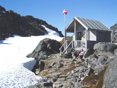 chilkoot trail at the pass and canadian border