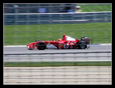 Schumacher at Indy 2004