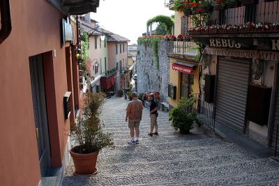 Cobbled Streets of Bellagio on Lake Como