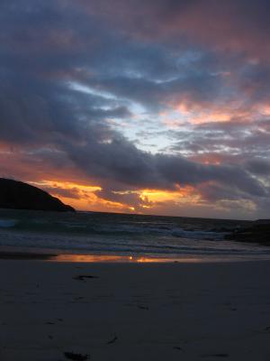 Sunset at Achmelvich Beach