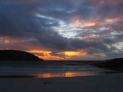 Sunset at Achmelvich Beach