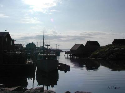 Late Afternoon At Peggy's Cove ~ Nova Scotia