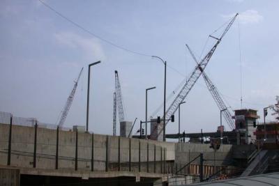 Cranes over Construction