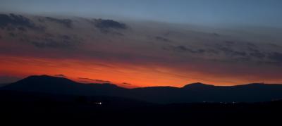 sun set view from Hosp