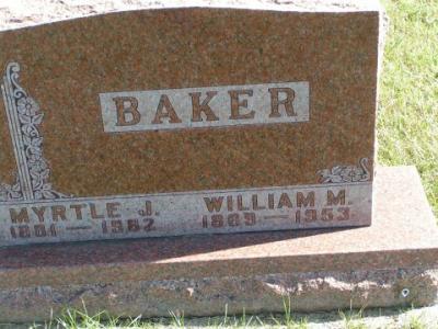 Baker, Myrtle & William Section 5 Row 10