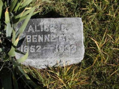 Bennett, Alice C. Section 2 Row 10
