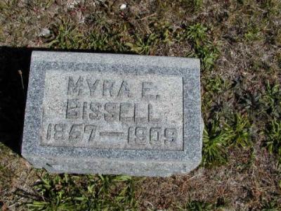 Bissell, Myra E. Section 1 Row 9