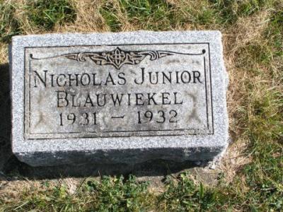 Blauwiekel, Nicholas Junior Section 5 Row 5