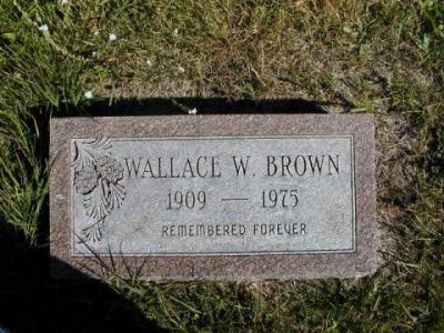 Brown, Wallace W. Section 2 Row 5