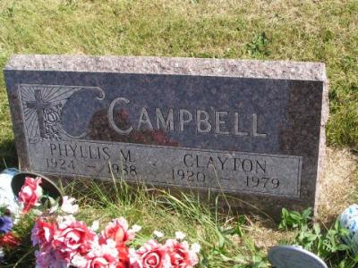 Campbell, Clayton & Phyllis M. (Toby)Section 6 Row 5