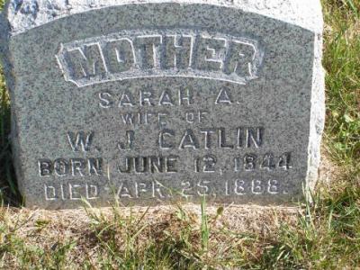 Catlin, Sarah A. Section 4 Row 5