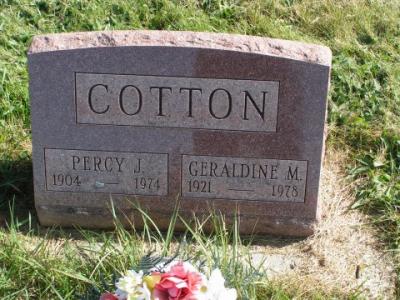 Cotton, Percy J. & Geraldine M. Section 6 Row 2