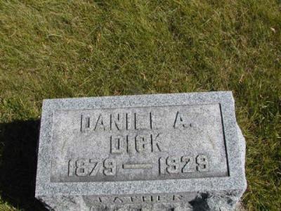Dick, Daniel A. Section 3 Row 16