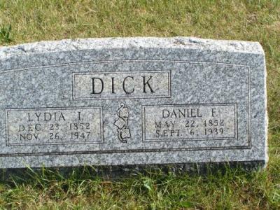 Dick, Daniel F. & Lydia I. Section 5 Row 10
